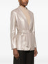 lamé blazer